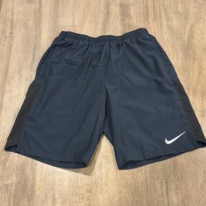 Nike Men's Navy Blue Athletic Shorts